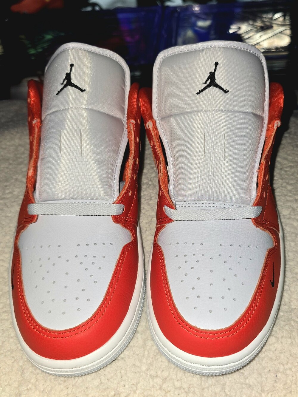 Men's Size 9 - Air Jordan 1 SE Low Chile Red/Summit White